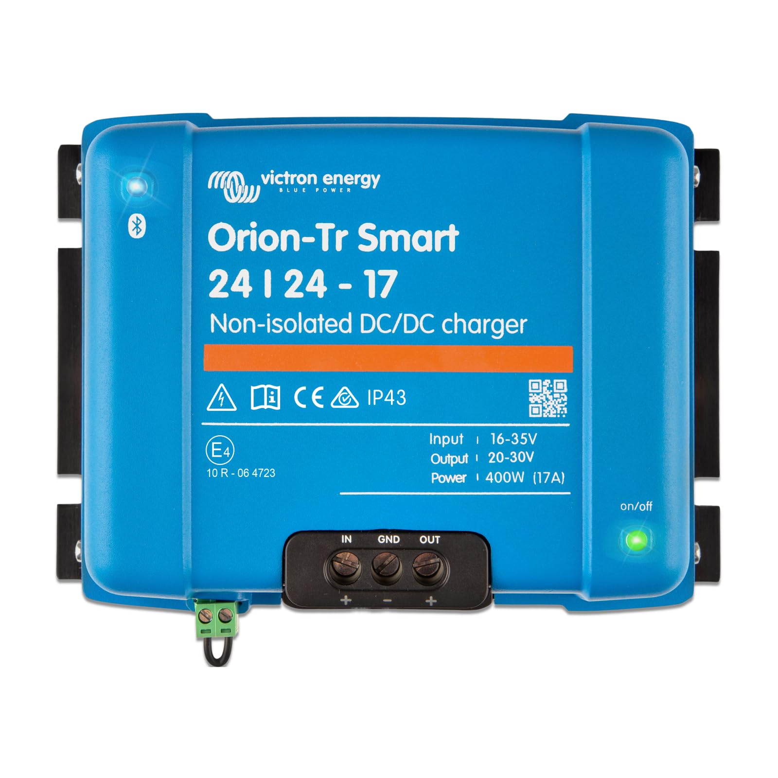 Victron Energy Orion-Tr Smart 24/24-Volt 17 Amp 400-Watt DC-DC Ladebooster, Nicht isoliert (Bluetooth)