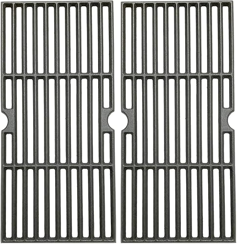 C6612C (paquete de 2) Rejillas de cocina de hierro fundido de 16 1516 pulgadas de repuesto para Charbroil 463250210, 463250211, 463250212,