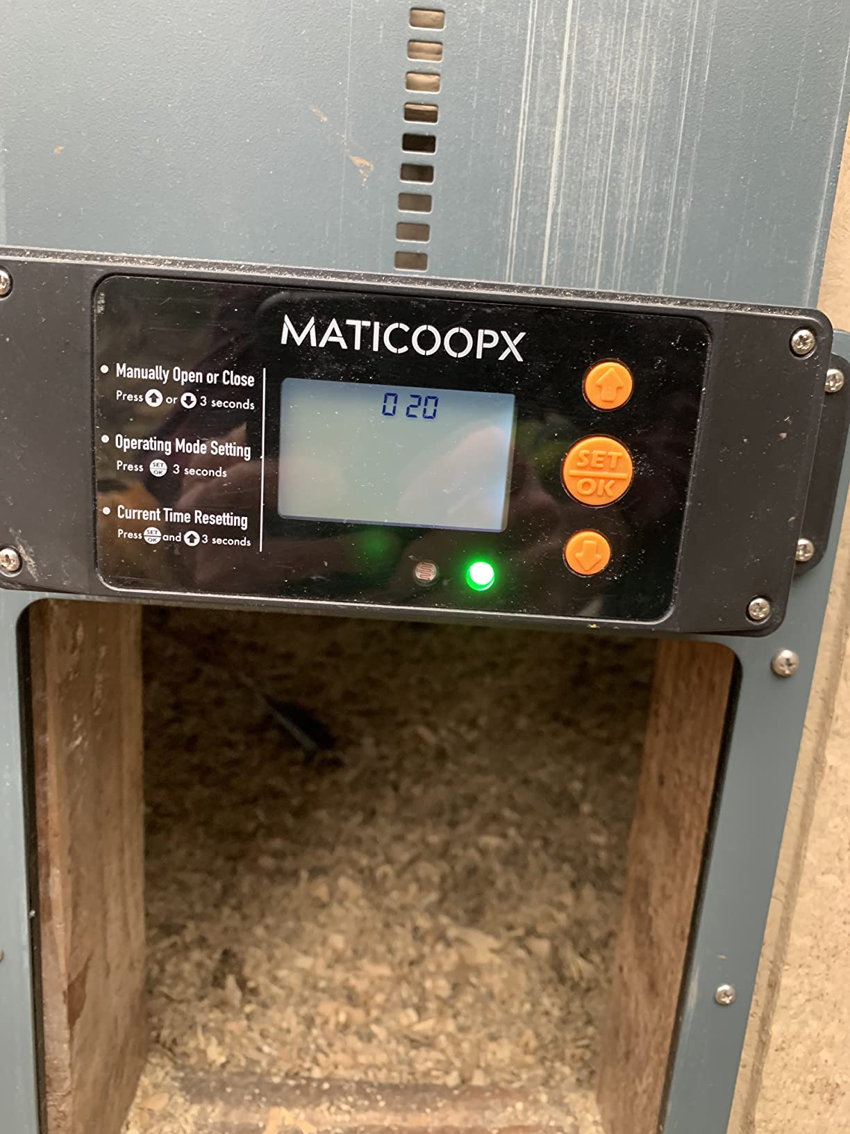10/mo Finance MATICOOPX Automatic Chicken Coop Door Opener, with