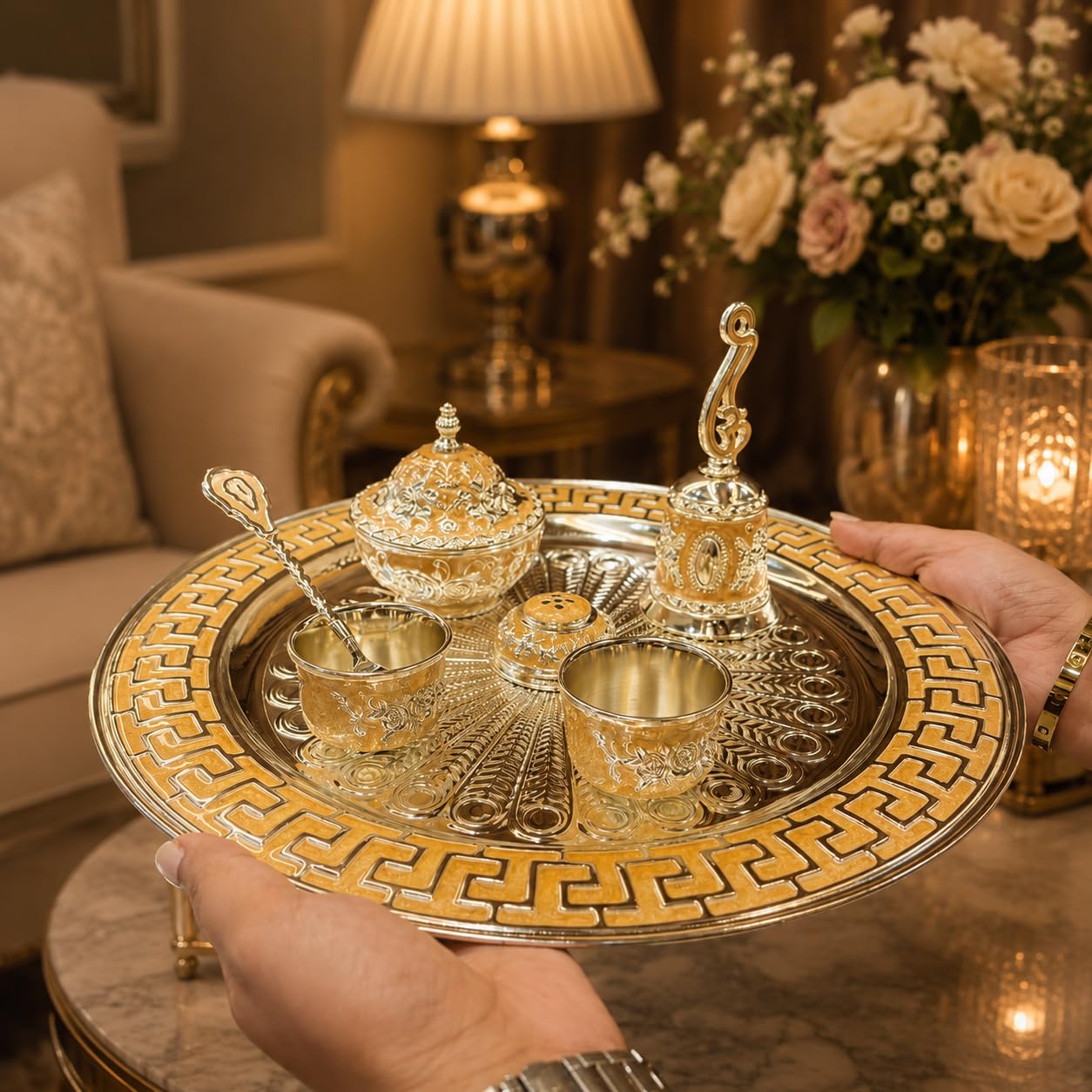 Premium Pooja Thali Set (6 Pcs) | Diwali, Wedding & Home Decor | Pooja Thali Set (6 Pcs)-image-17