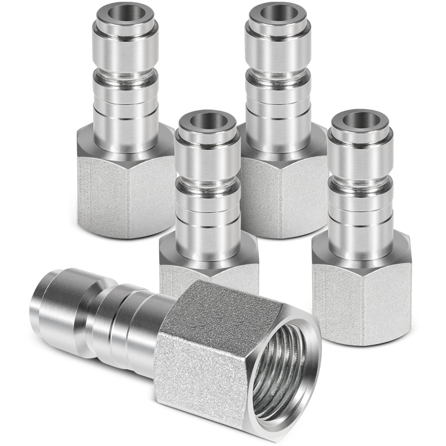 S-1818 1/2" (0.5 inch) FNPT G Style Plugs 5pcs For require more than 60 SCFM