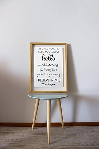 Miniatura 4 de Pósteres motivacionales personalizados para la escuela, aula, habitación infantil, citas motivacionales, póster de mentalidad de crecimiento para