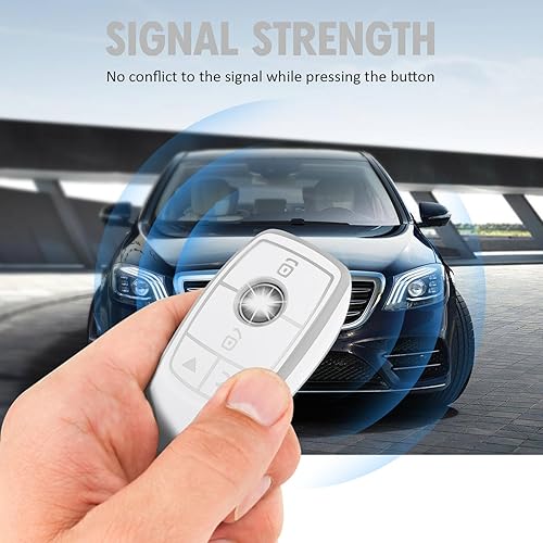 Miniatura 10 de Funda para llavero de automóvil de Mercedes Benz, con protección de TPU suave, compatible con Mercedes Benz CLS CLA GLA AMG A C E S G GLC GLE GLS M