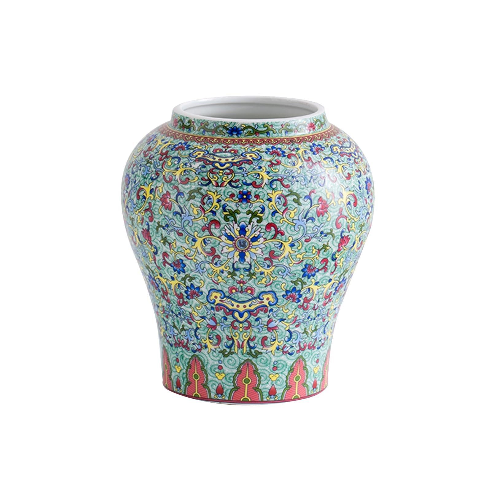 Vase en céramique pour étagère et ornements de bureau chic