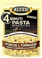 Vista 1 de Alessi Pasta en 4 Minutos (Setas Porcini y Queso, 6.35 onzas (Paquete de 1))