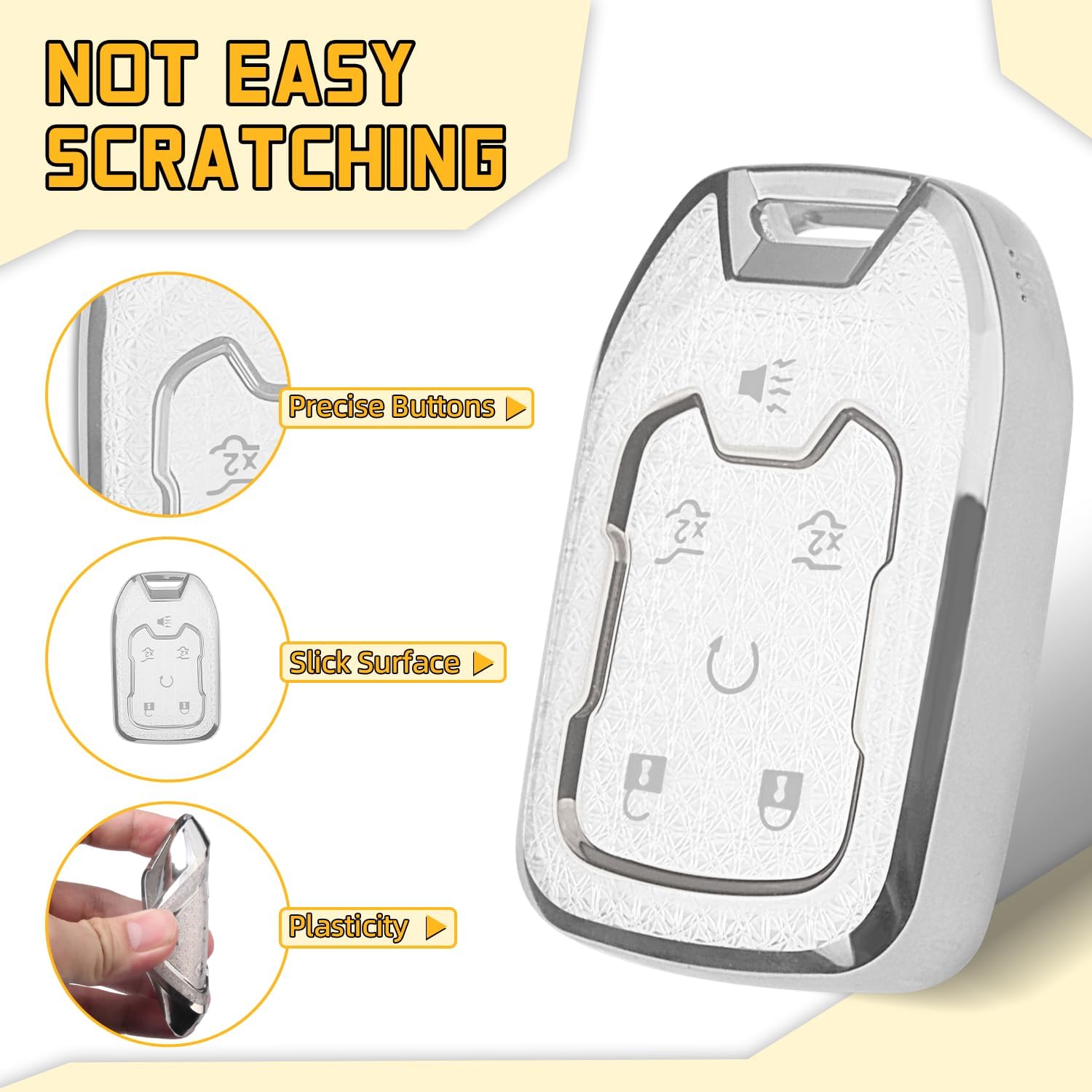 FT FUNTOR for Chevy Key Fob Cover image 3