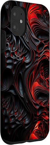 Miniatura 9 de Funda para iPhone 13 Pro Alien Style Pattern Biomecanical Fluid Fractal Spiral Swirl