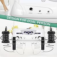 Vista 6 de Ionic Foot Bath Detox Machine, Foot Detox Mahcine SPA for 2 Users with MP3 Music Player, Including 2 Earphones, 2 Wrist Straps, 2 Arrays, 5 Foot