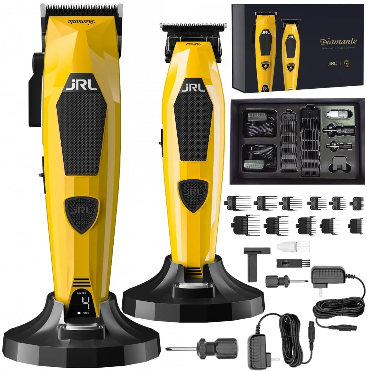 JRL Diamanteプロフェッショナルバリカンセット 2025C/2025T JRL Diamante 2025C, Máquina de Corte Profissional, Motor Brushless