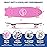 BELEEV Cruiser Skateboards for Beginners, 27 x 8 inch Complete Skateboard for Kids Teens Adults, 7 Ply Canadian Maple Double Kick Deck Concave Skateboard with Skate T-Tool (Light Pink)