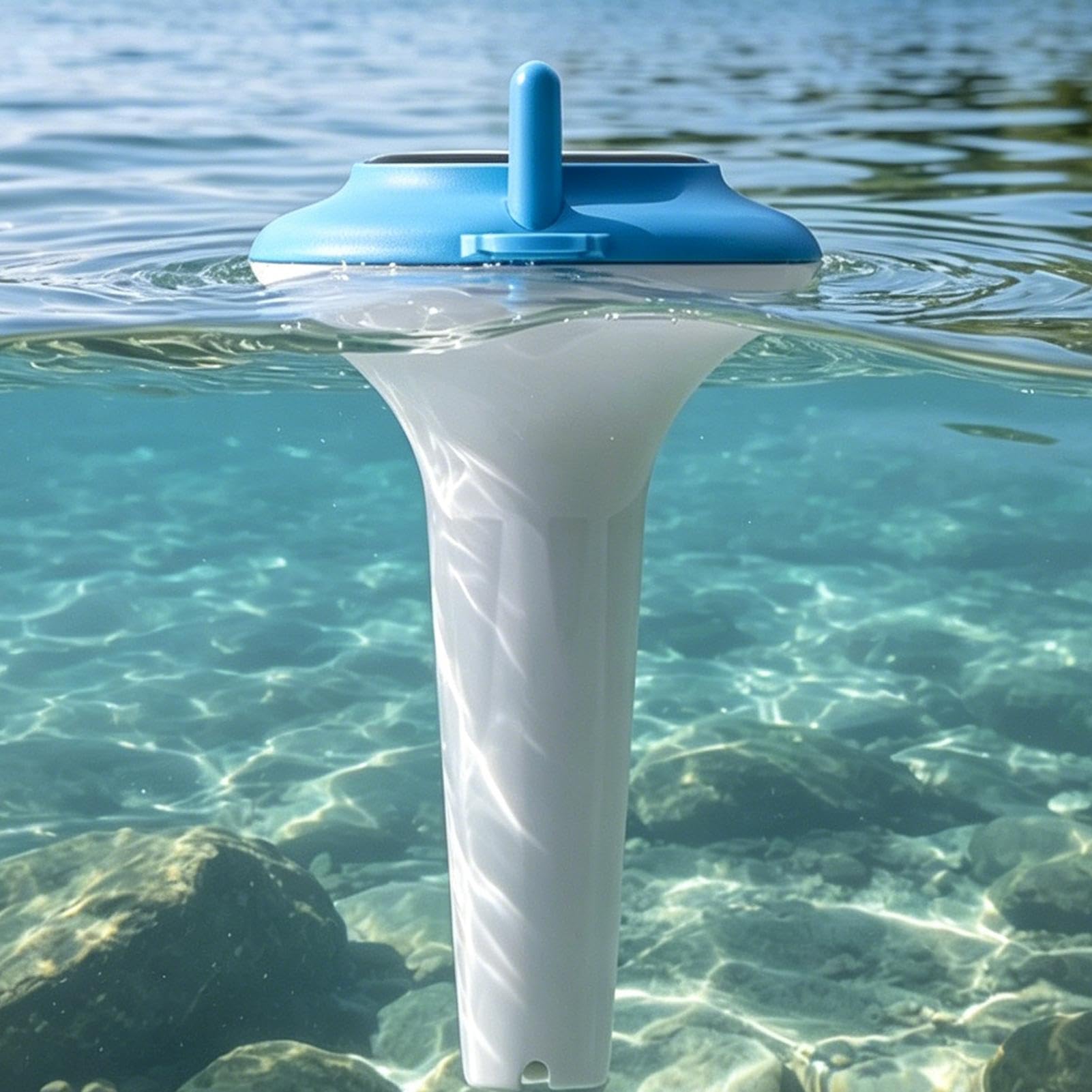 Termómetro Digital Flotante para Piscina Monitor solar flotante inalámbrico