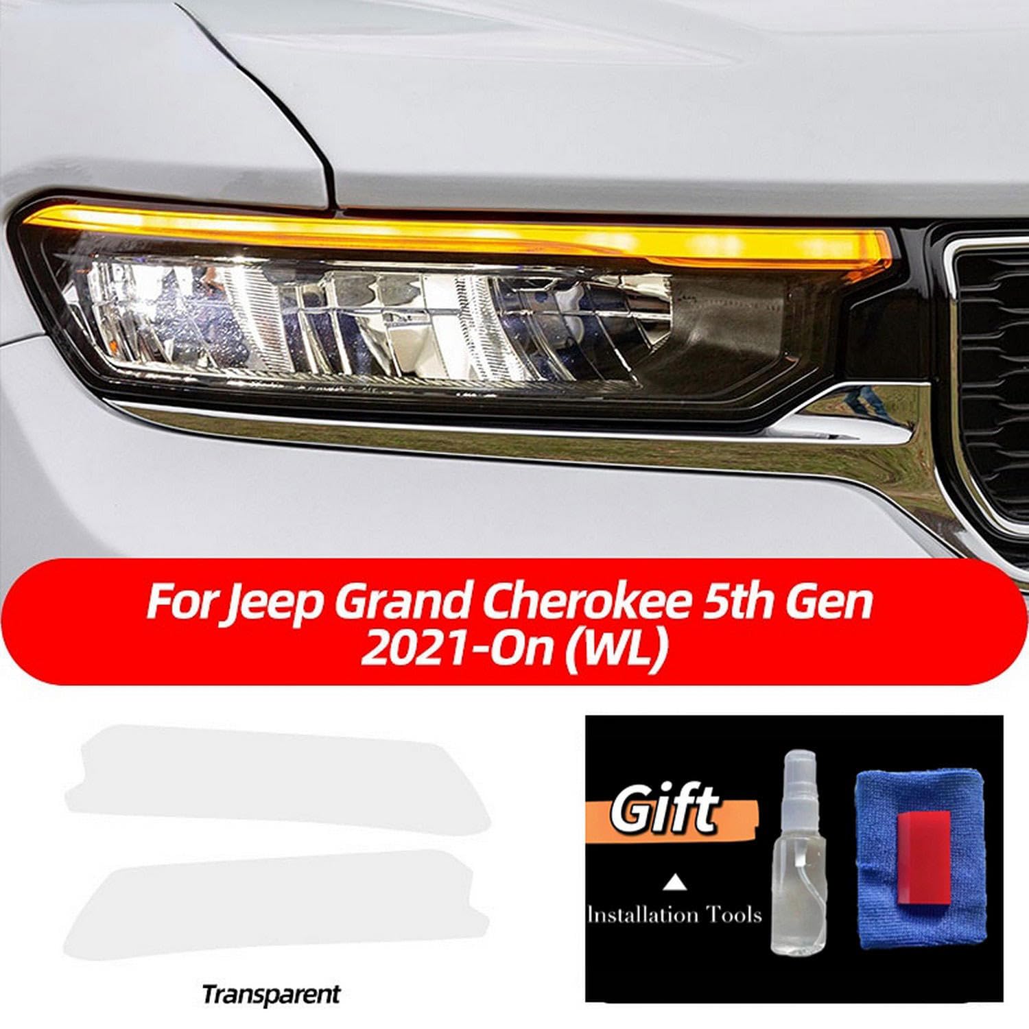 Amazon.co.jp: Manmanxi 2個車のヘッドライト傷防止フィルム