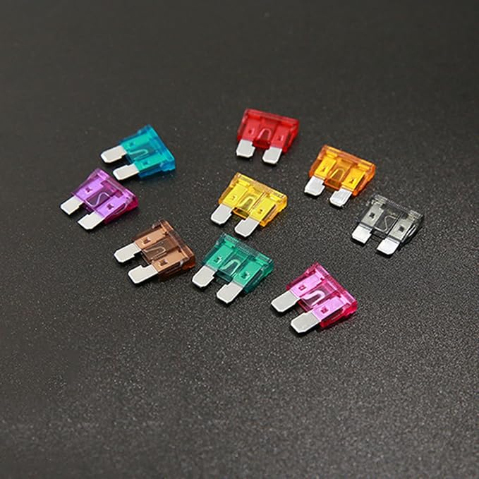 50 Fusibles estándar para auto 3-40A surtido colorido miniatura 6