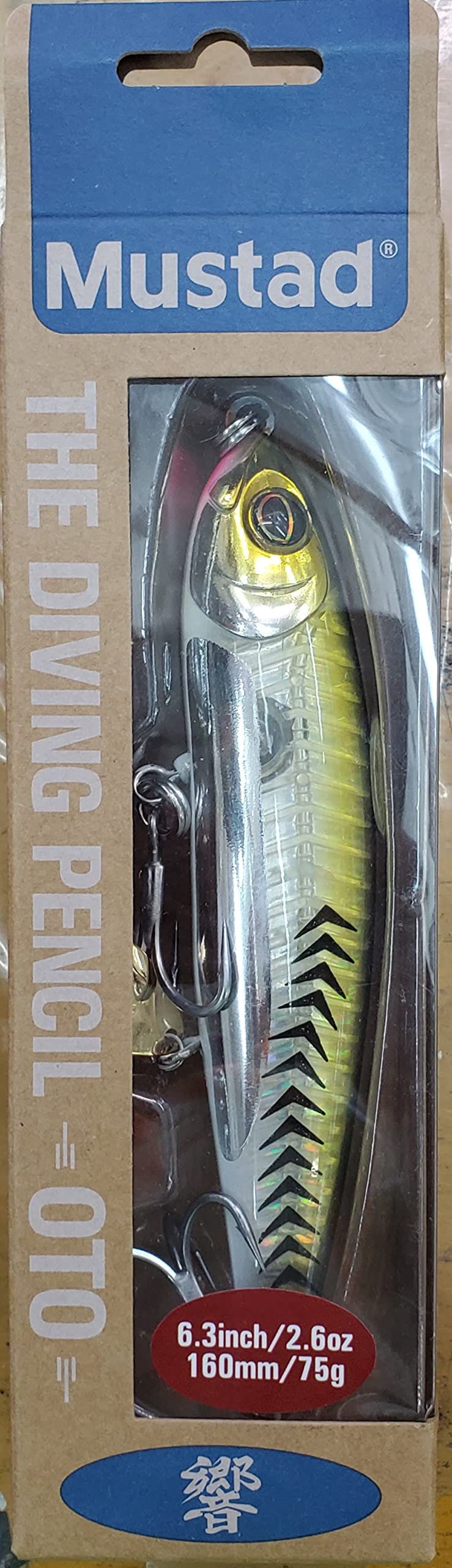 OTO Ołówek do nurkowania 160 mm 15 cm 85 g Błyszczący Aji-Lure - (15 cm)