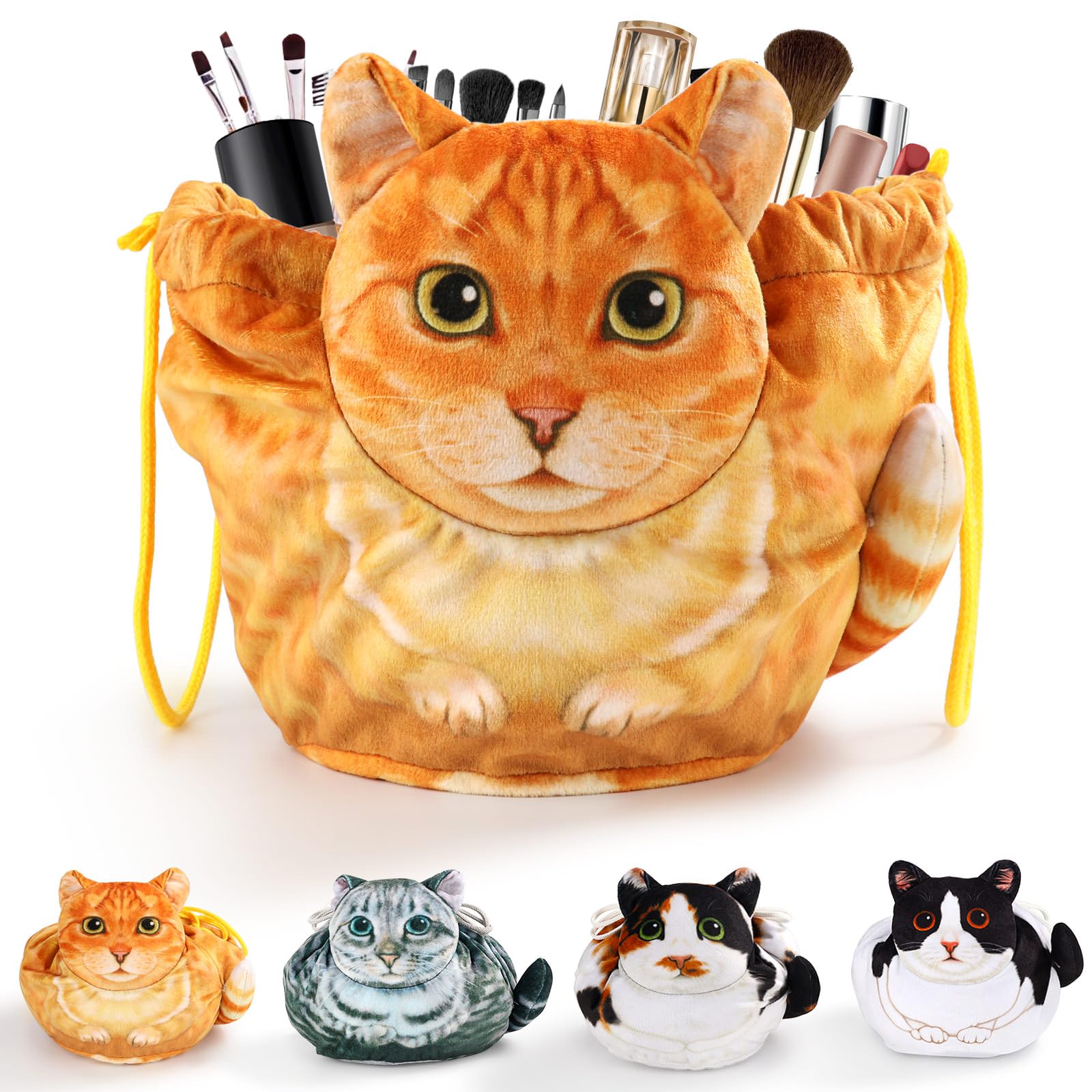 Trousse Trucchi Donna,Porta Trucchi Da Viaggio,Portatile Borsa Trucco,Beauty Bag,Borsa Cosmetica Con Coulisse,Idee Regalo Donna/Ragazza