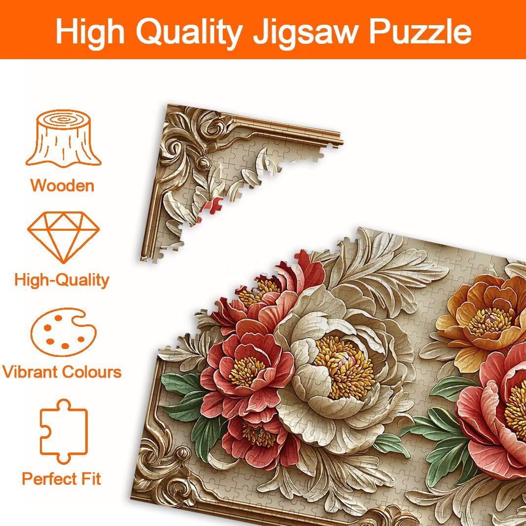 Puzzle Fiore, Puzzle 2000 Pezzi Adulti per Decor, Regalo Donna/Uomo -8742