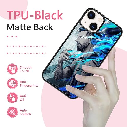 Miniatura 6 de Onemiliayears Messi - Funda de teléfono para iPhone 14, 13, 12, 11 Pro Max Plus Mini Xr Xs X 7, 8, 6 para adolescentes y niños