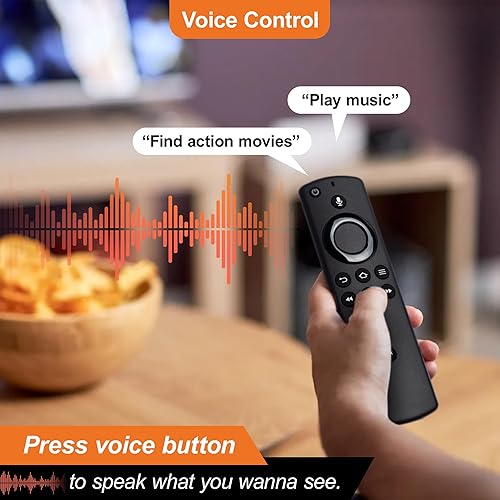 Miniatura 4 de Control de voz para TV de repuesto compatible con Fire-AMZ-Smart TVs Stick (2 generación4KLitoCuboversión 2020), para Fire Smart TV 3 generación,