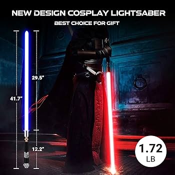 CVCBSER RGB Dueling Lightsaber, Motion Control 39 Sets Sound
