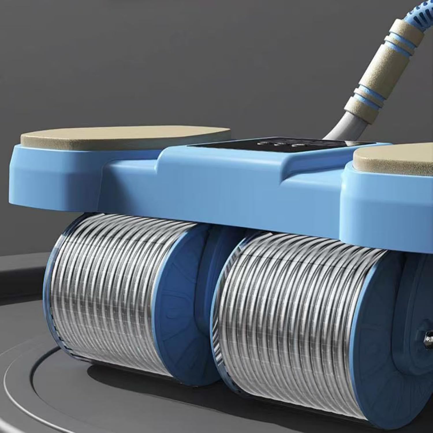 Abdominal roller with elbow support, new upgraded 4-wheel design for abdominal and core strengthening, durable and lightweight,for both men and women