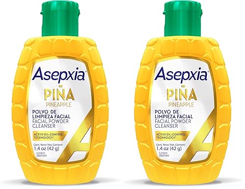 Miniatura 7 de Asepxia Limpiador facial en polvo, lavado facial exfoliante no abrasivo con enzima de piña natural, espuma suave activada por agua para piel grasa,
