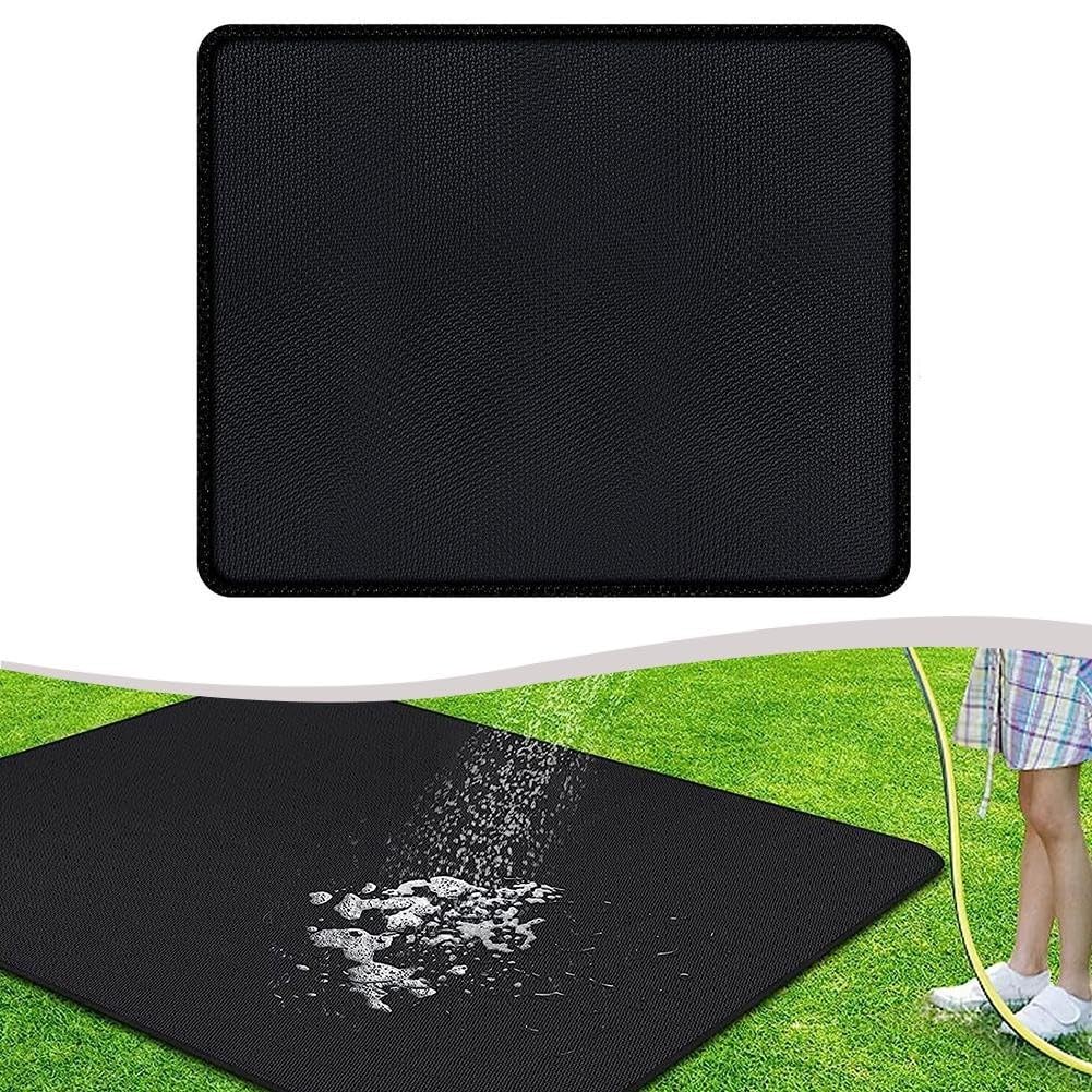 Tapis de barbecue d'extérieur en fibre de verre résistant à la chaleur, pliable, imperméable, résistant à la chaleur