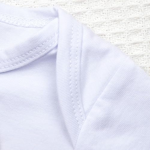 Miniatura 5 de Muñecas de bebé Reborn Ropa de niña de 20-22 pulgadas Reborn Baby Doll Accesorios de ropa de 3 piezas Trajes de impresión