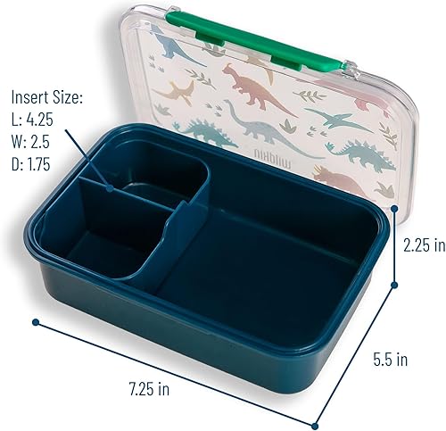 Miniatura 8 de Wildkin Recipiente de plástico para alimentos para niños y niñas, perfecto para guardería y preescolar, recipientes de almacenamiento de alimentos