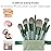 Koccido Makeup Brushes 22 Pcs Makeup Kit,Foundation Brush Eyeshadow Brush Make up Brushes Set (Green, 22 Piece Set)
