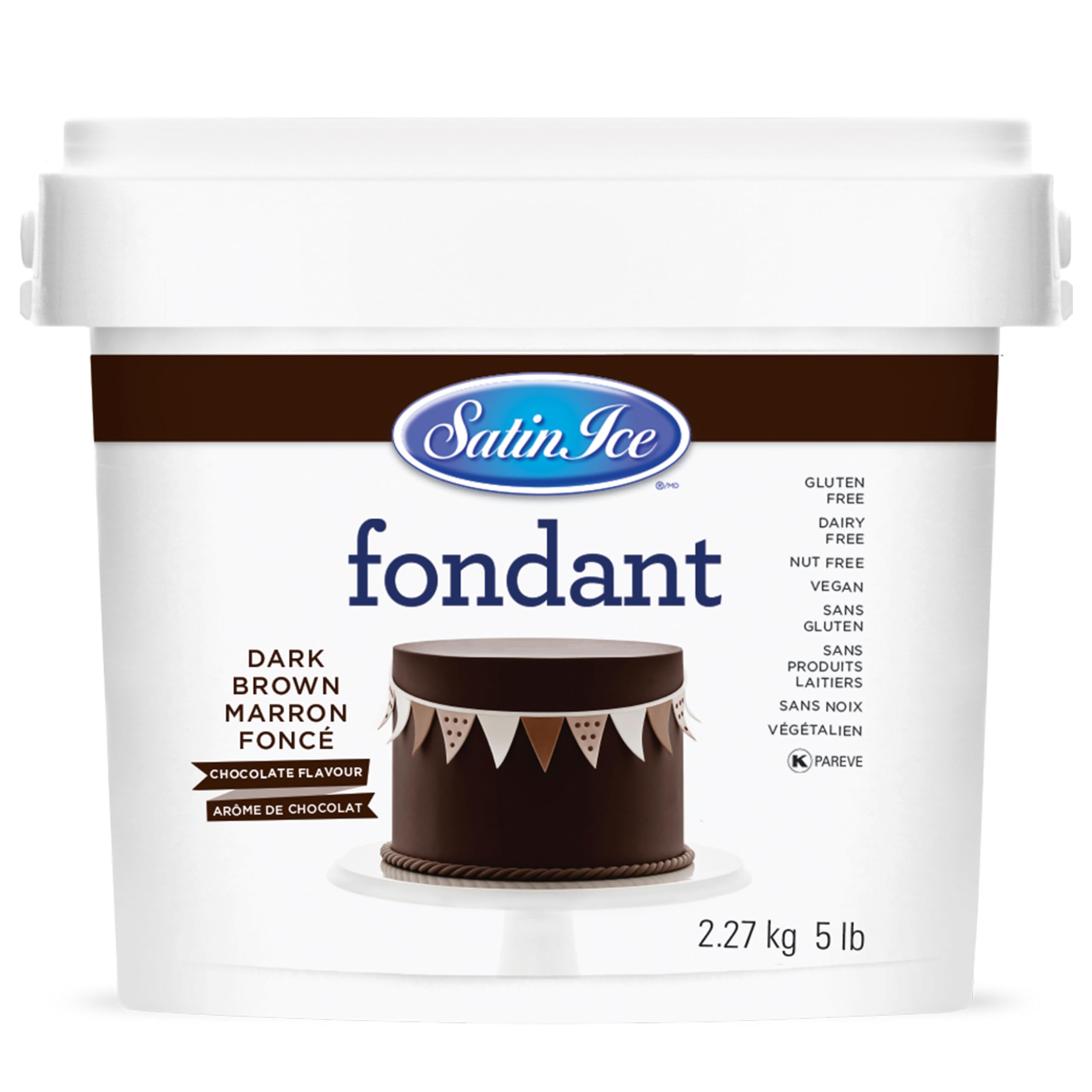 Satin Ice White Fondant, Vanilla, 1 Kilogram - 3