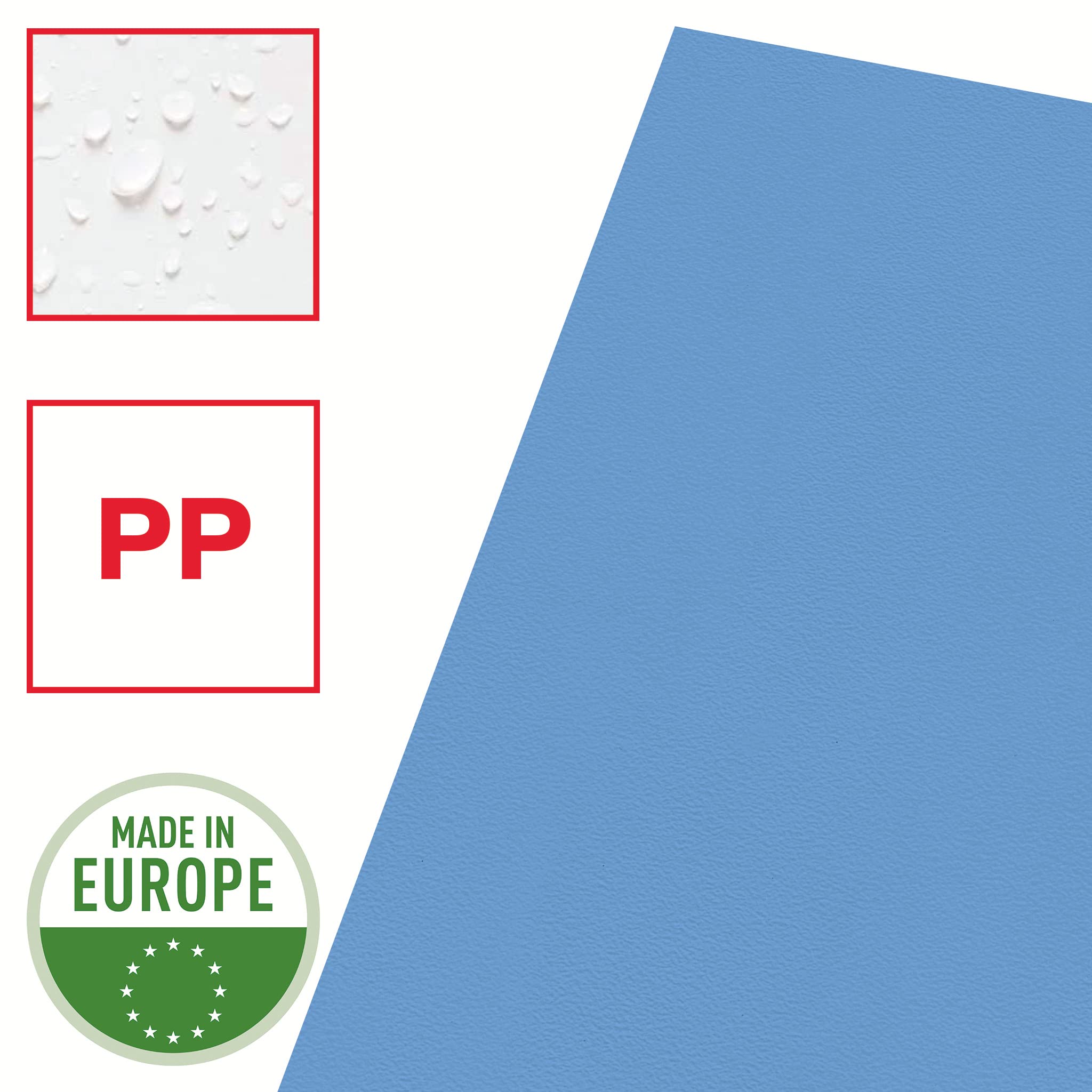 Esselte Buste L Deluxe, in PPL Antiriflesso, per Archiviare e Conservare Documenti in Formato A4, Confezione da 100 Buste Blu Trasparenti, 54837