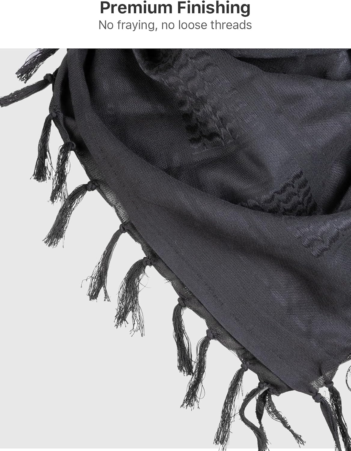 FREE SOLDIER Scarf Military Shemagh Tactical Desert Keffiyeh Head Neck Scarf Arab Wrap with Tassel for Men Women