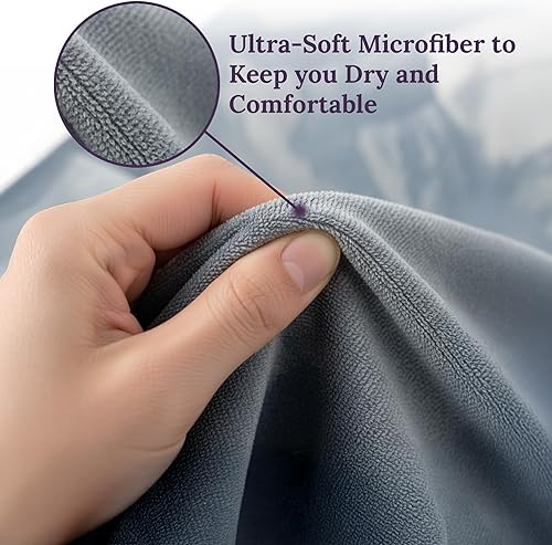 Miniatura 4 de Toalla de yoga caliente antideslizante para yoga, toalla de yoga lavable a máquina con agarre de silicona, secado rápido y súper absorbente, tapete