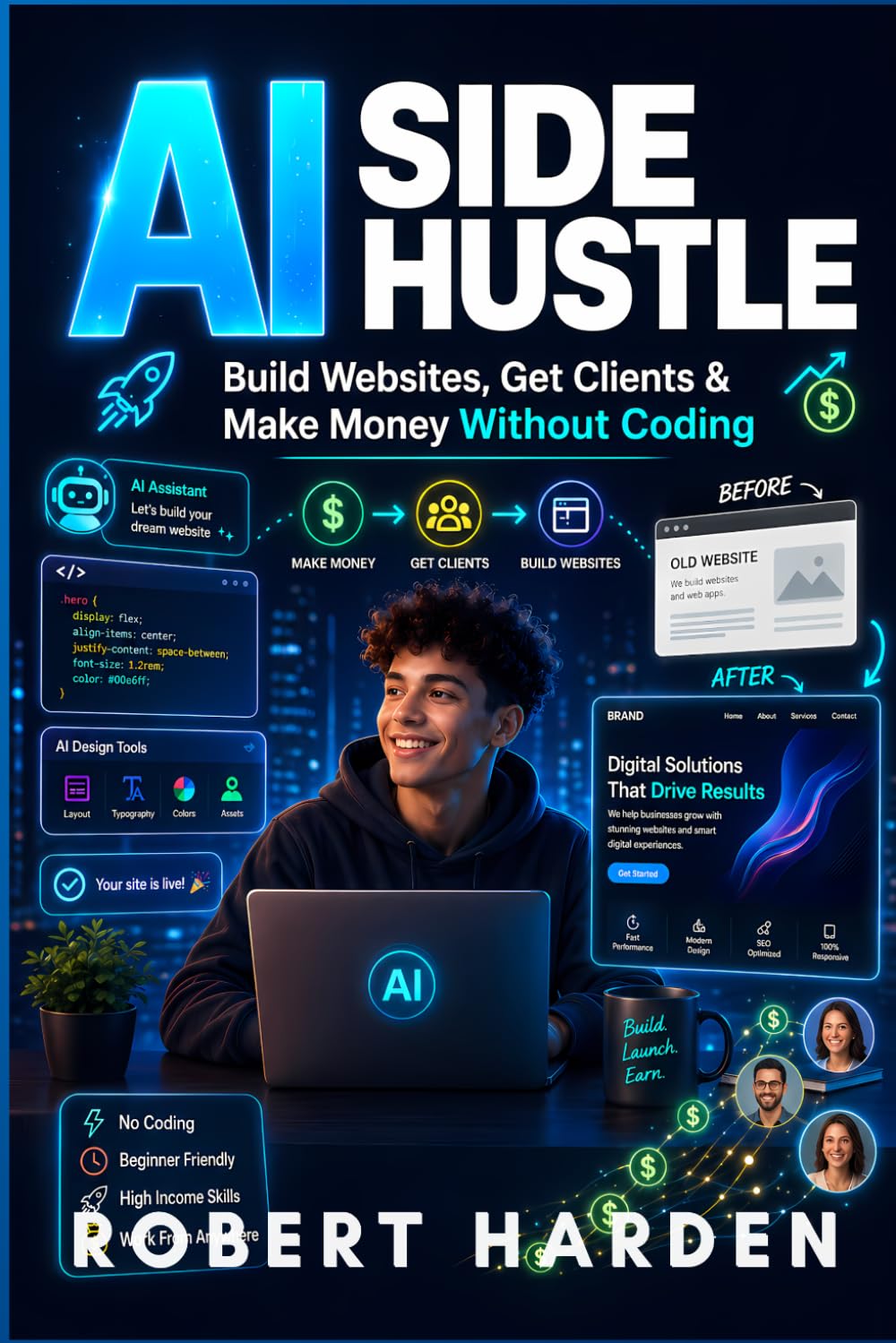 AI Side Hustle: Build Websites, Get Clients & Make Money Without Coding