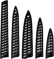 FdcLixuvol 5-Pack Universal Knife Sheaths - Durable Plastic Blade Guards for 3.5-10" Chef, Utility, Paring Knives