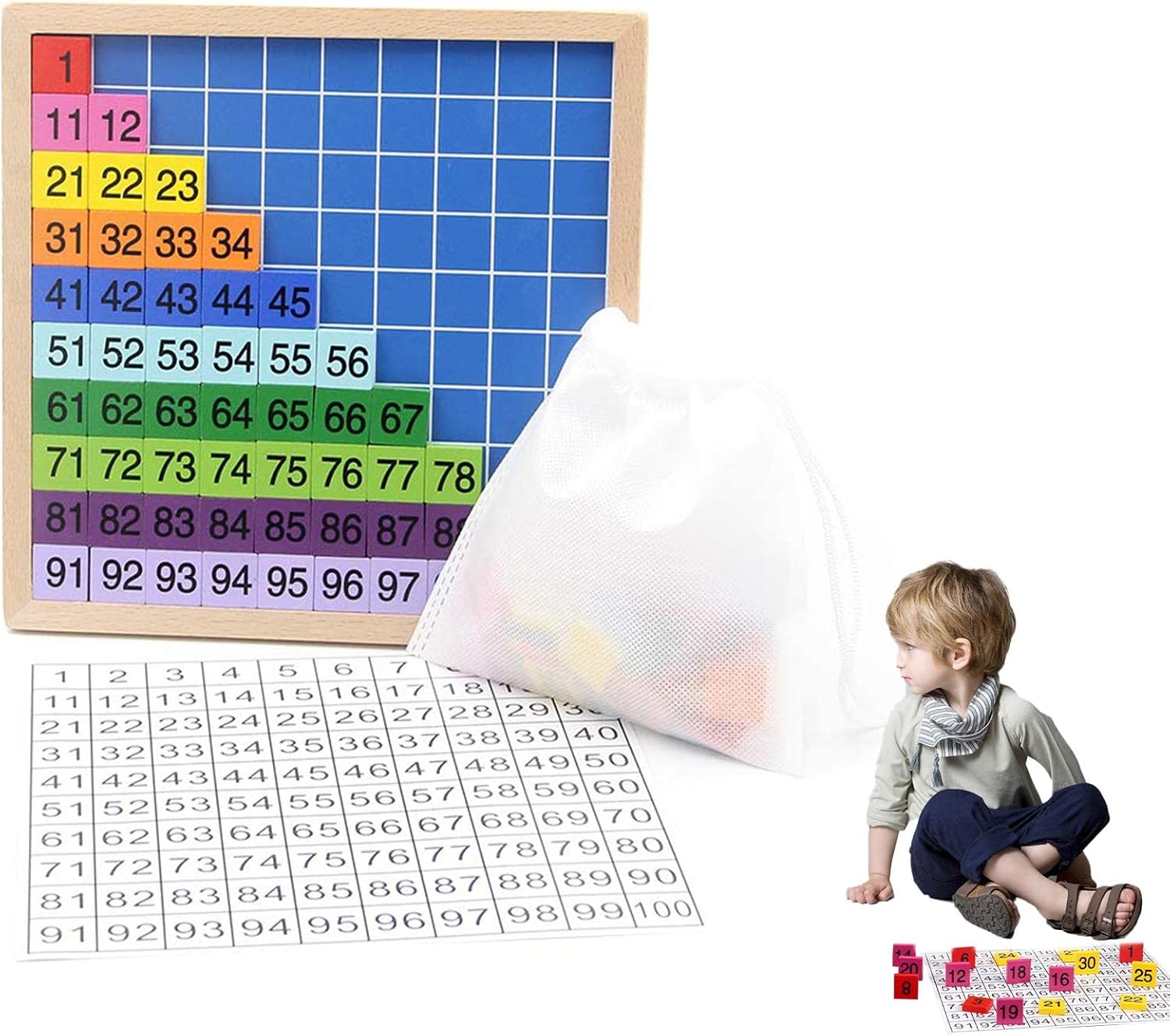 Zahlentafel 1-100: Farbenfrohes Lernen und Kreativer Ausgleich mit Kostenlosen Ausmalbildern