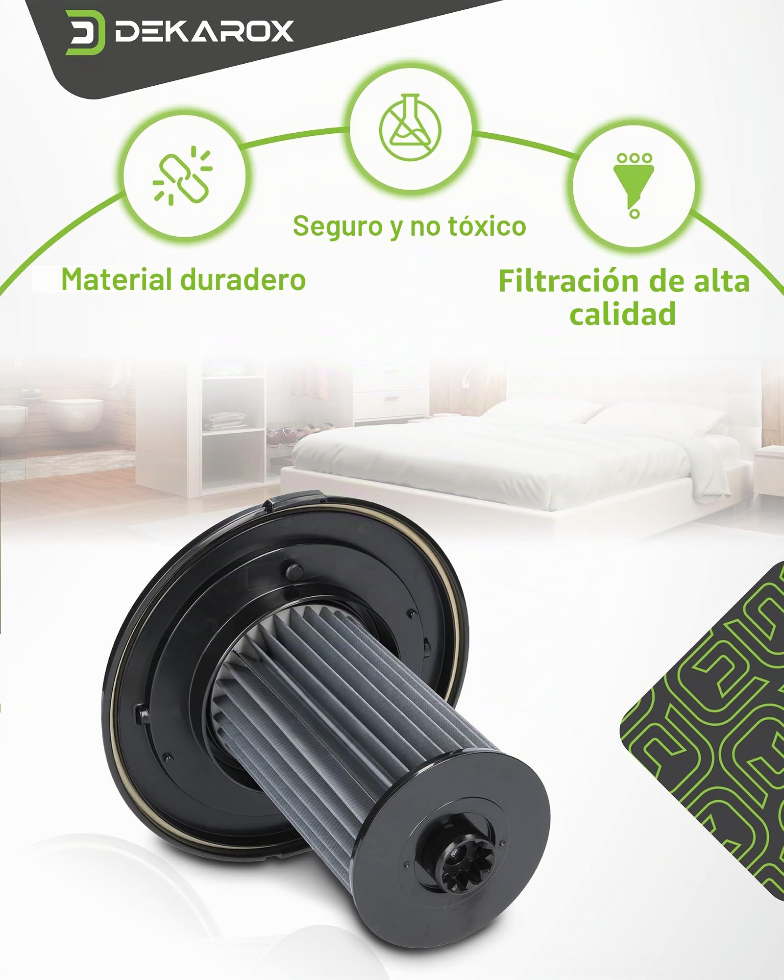 Filtro de láminas con mango para Bosch 12017969