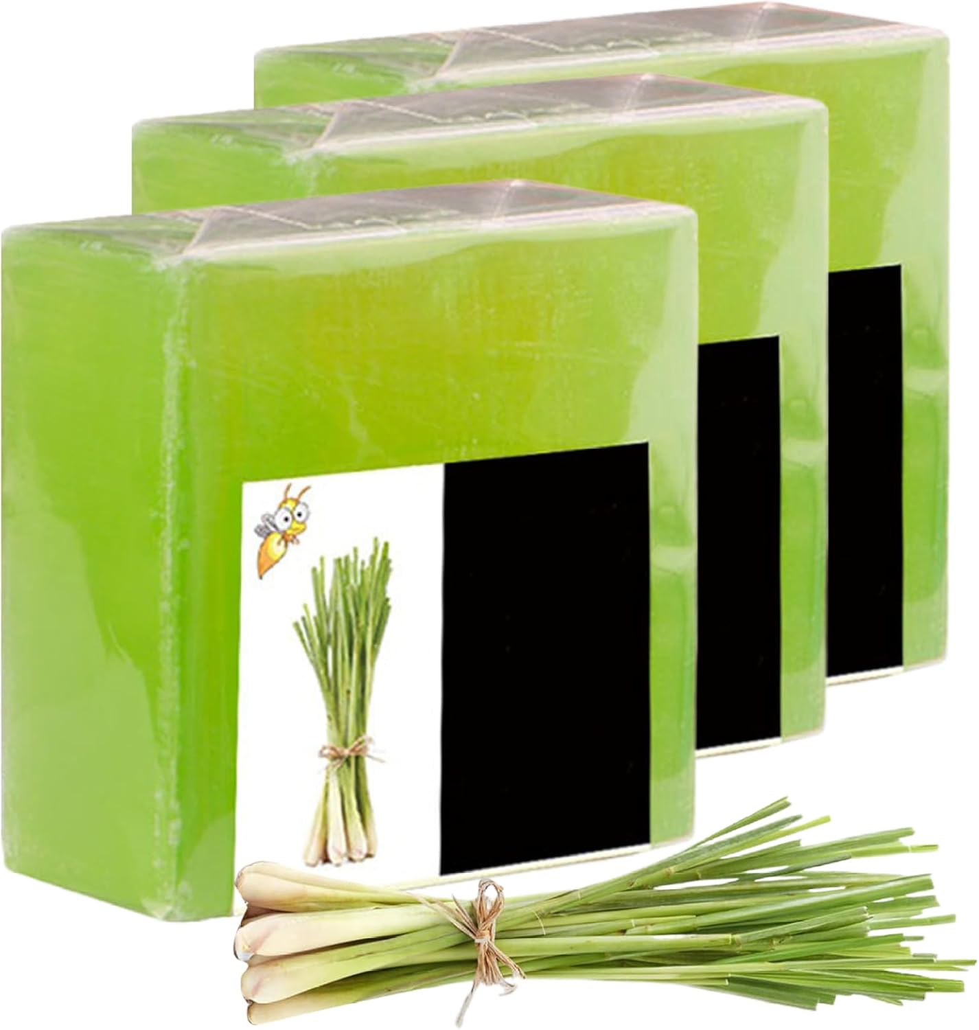 3Pcs Citronella Soap 100g Natural Citronella Soap for Humans Organic