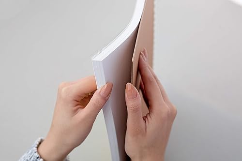 Miniatura 3 de Strathmore Cuaderno de bocetos serie 200, bloc encuadernado con cinta, 9 x 12 pulgadas, 100 hojas (50 libras2.61 oz), papel de artista para adultos