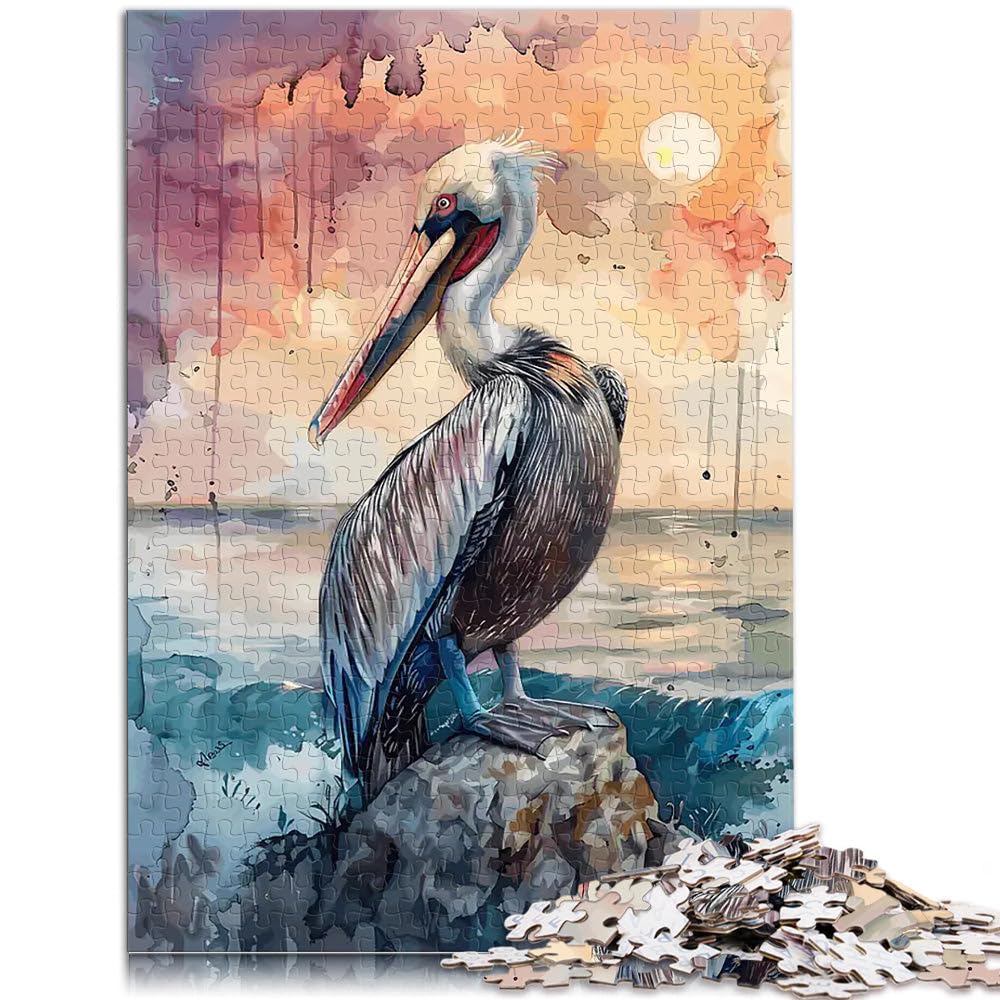 Pellicano Sea Rock Sun Puzzle da 2000 pezzi per adolescenti Riduzione dello stress interessante perché è ideale come regalo per tutta la famiglia 70x100cm