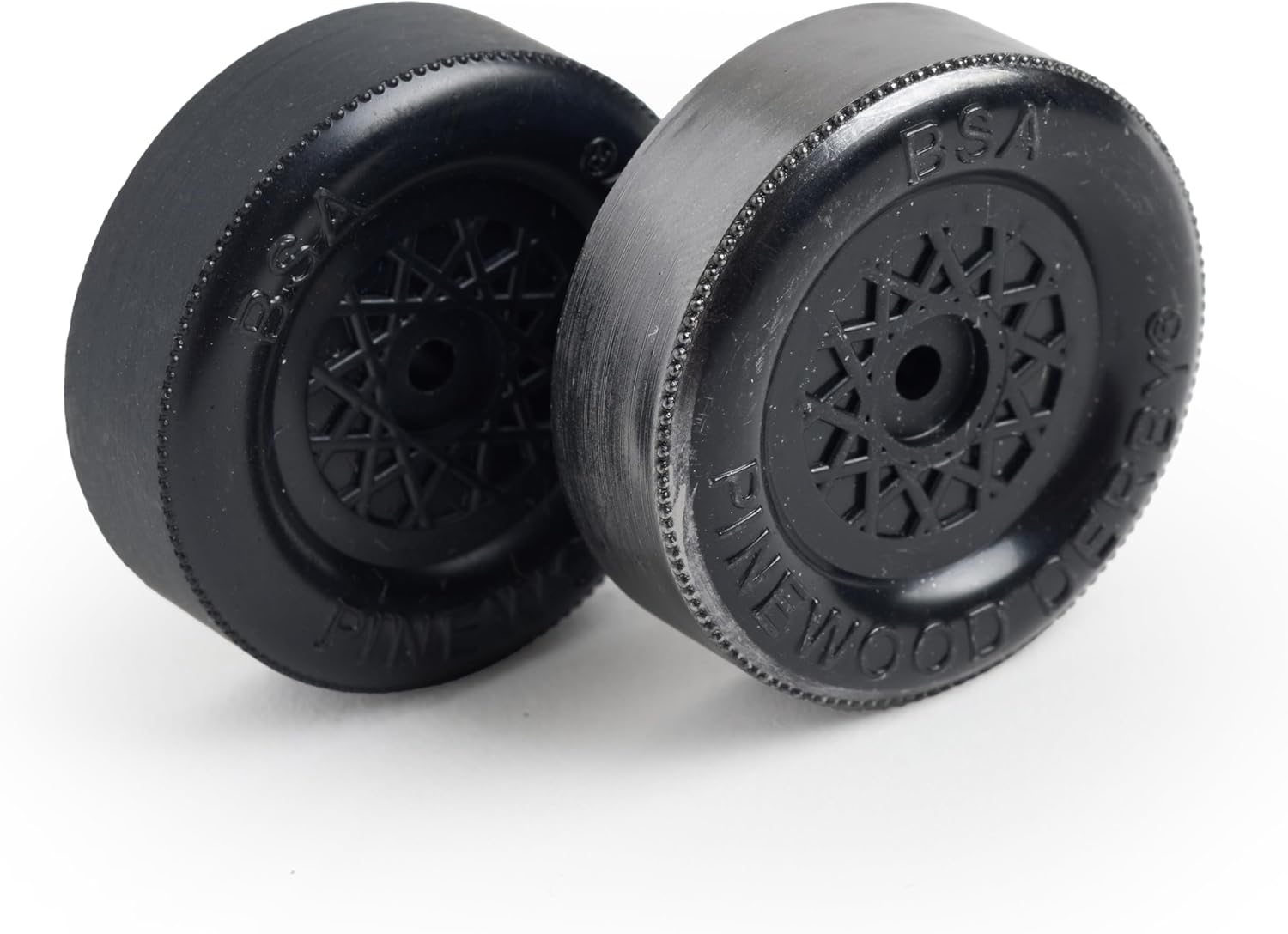 Pinewood Pro Official Derby Ultra-Lite Graphite Coated Wheels | Reduced hub friction and track friction | Precision tuning for optimal performance | Exclusive multi-step graphite coating treatment