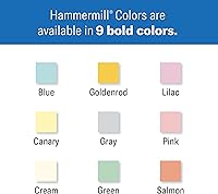Vista 2 de Hammermill Colored Paper, 20 lb Canary Printer Paper, 8.5 x 11-1 Ream (500 Sheets) - Made in the USA, Pastel Paper, 103341R, 1 Ream 500 Sheets