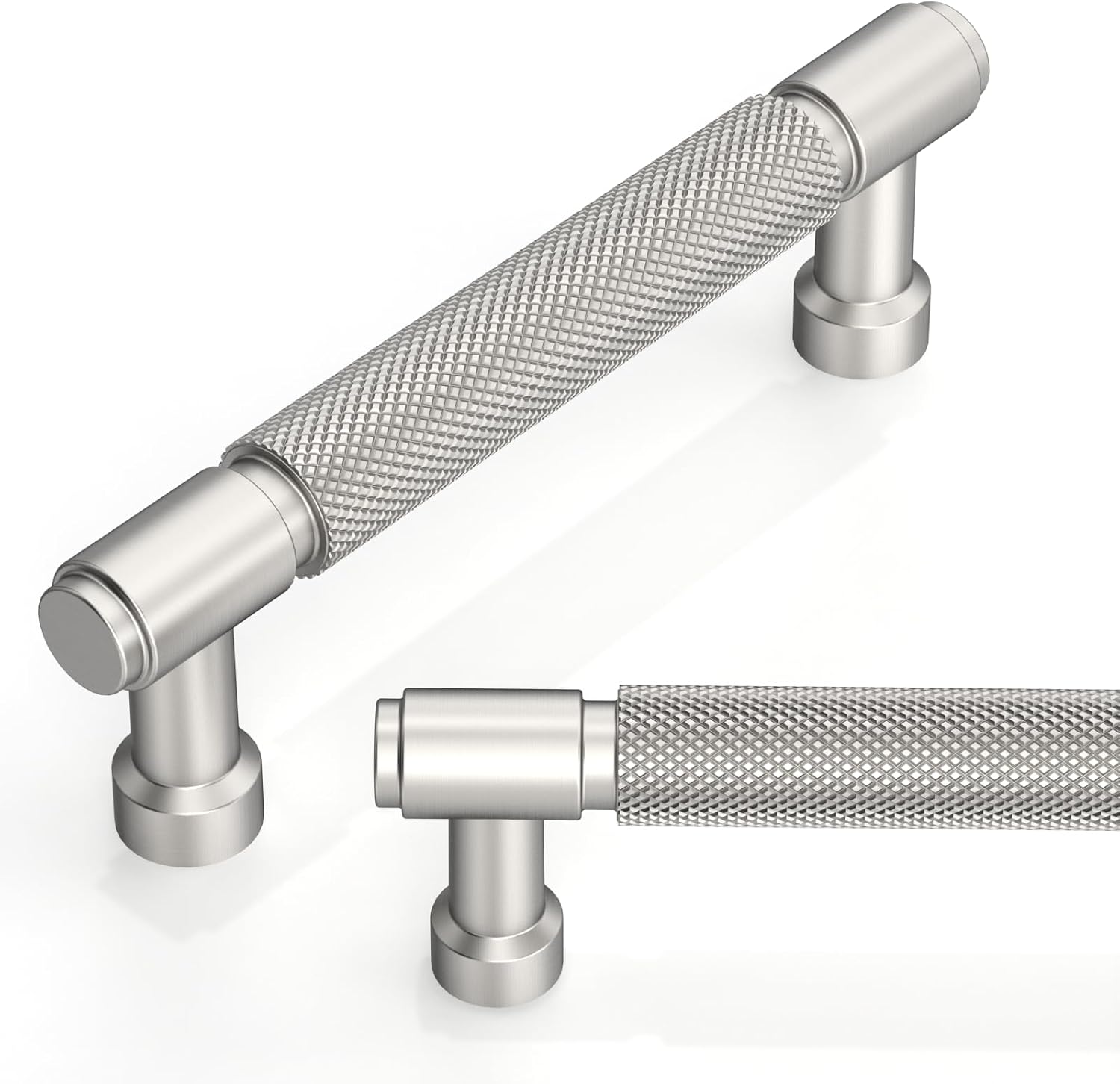 TA012 10 Pack Champagne Bronze Knurled Cabinet Pulls 6 Inch(152mm) Kitchen Cabinet Handles Cabinet Hardware for Drawer Pulls