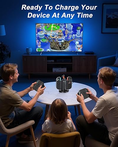 Miniatura 7 de Charging Dock for Nintendo Switch 2 Controller 2025, Charger Station for Joycon 2 with Charging Indicator, Compact Vertical Dual Direction Charge 4