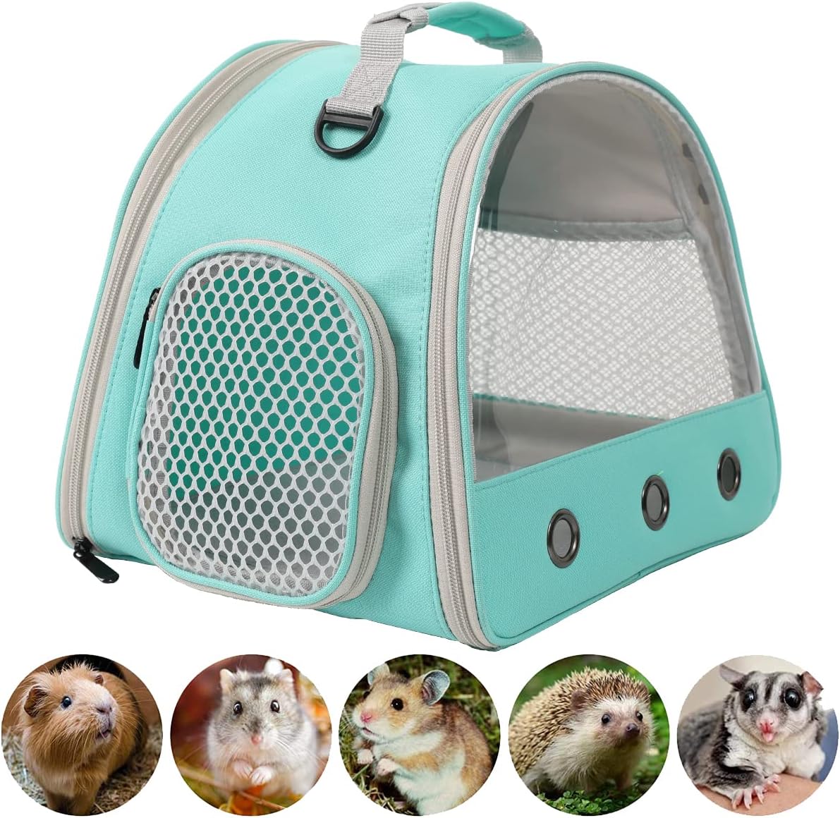 Guinea Pig Backpack Carrier, Space Capsule Clear Bubble Window Small