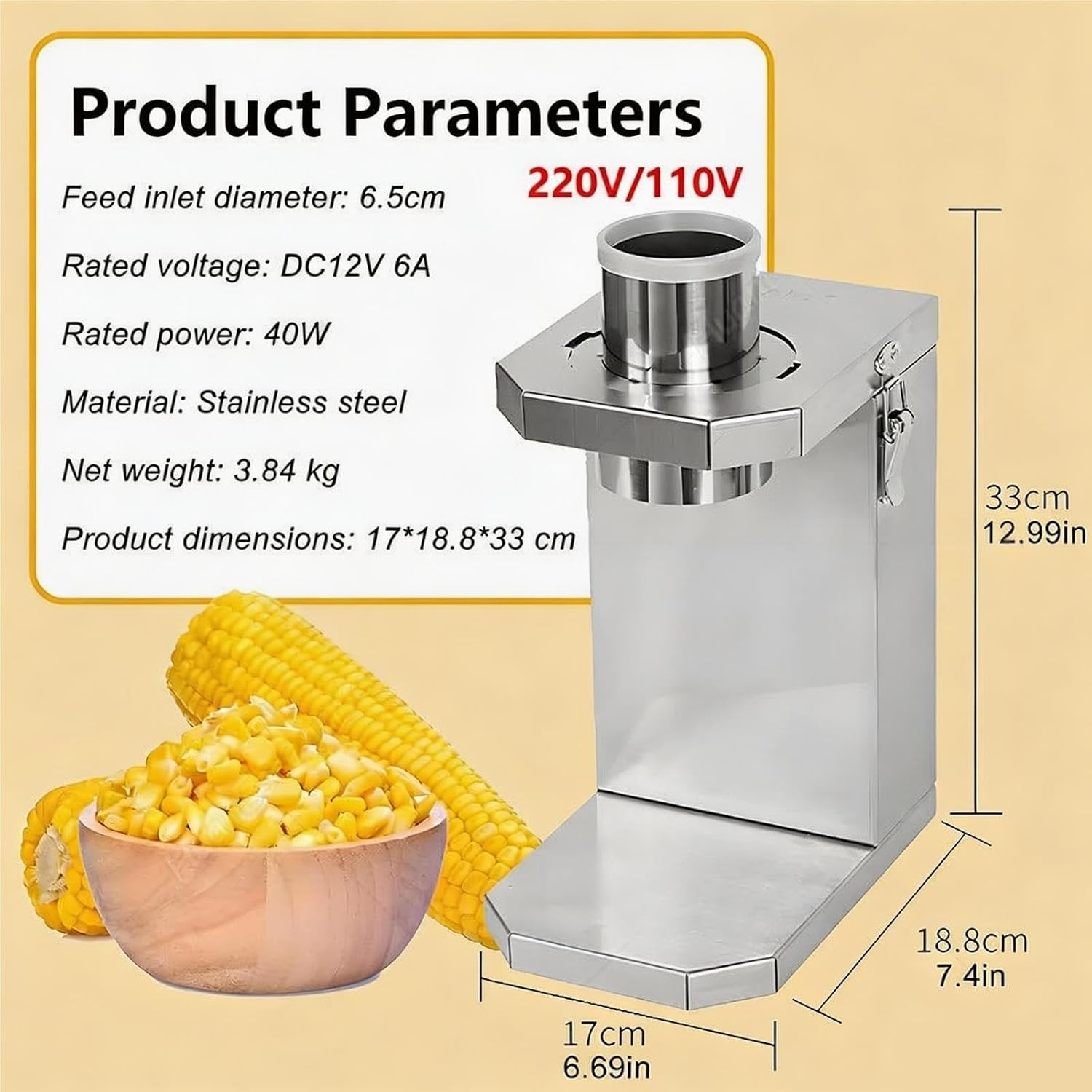 Automatic Corn Peeler Machine, Machine Stainless Steel Corn Peeler image 4