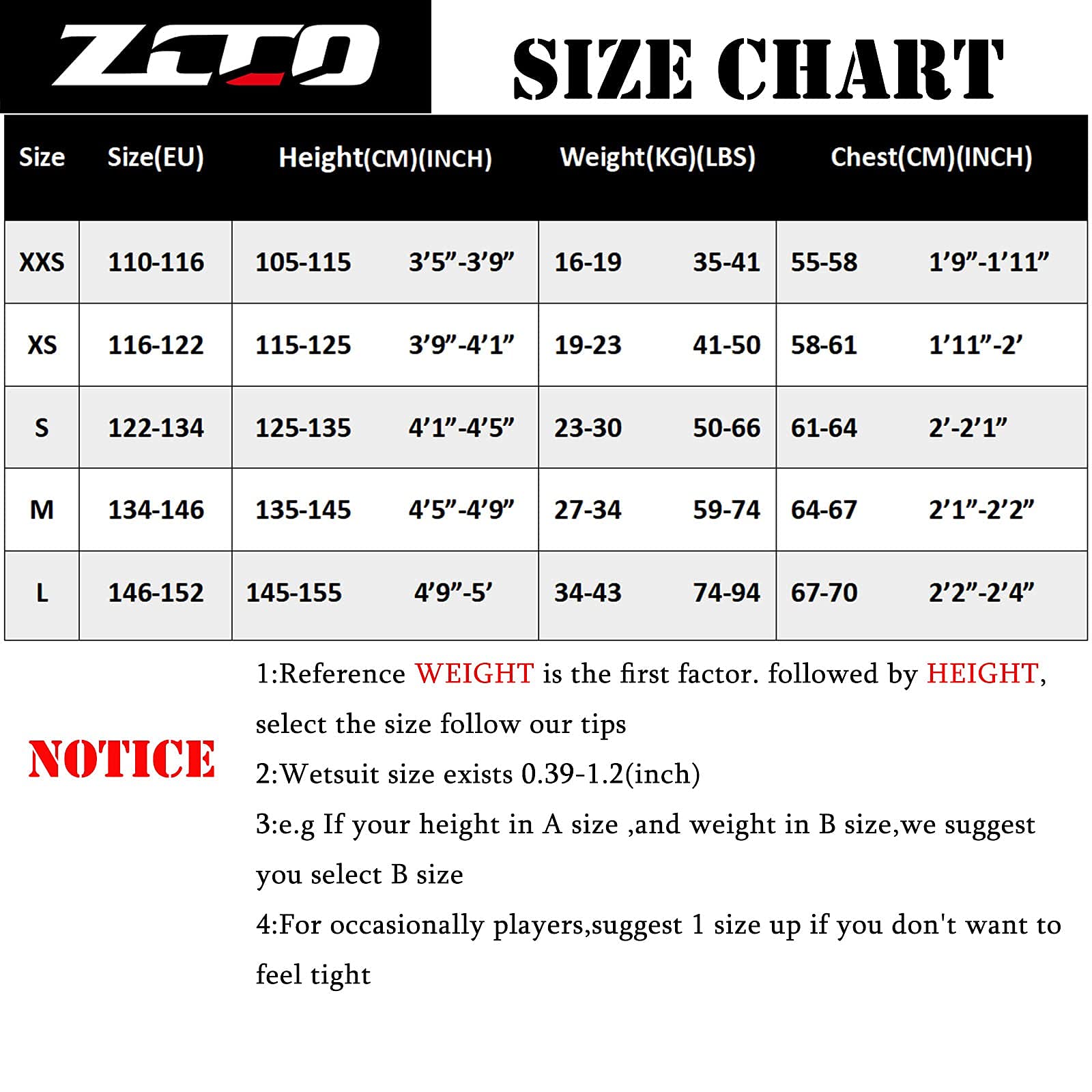 ZCCO Costume da bagno termico in neoprene per bambini, mute intere per ragazzi e ragazze