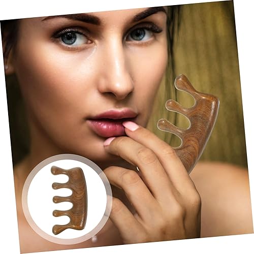 Miniatura 9 de HEALLILY Peine de masaje para la cabeza, peine desenredante, peine de masaje, peine de cuero cabelludo, peine de masaje portátil, peine de masaje