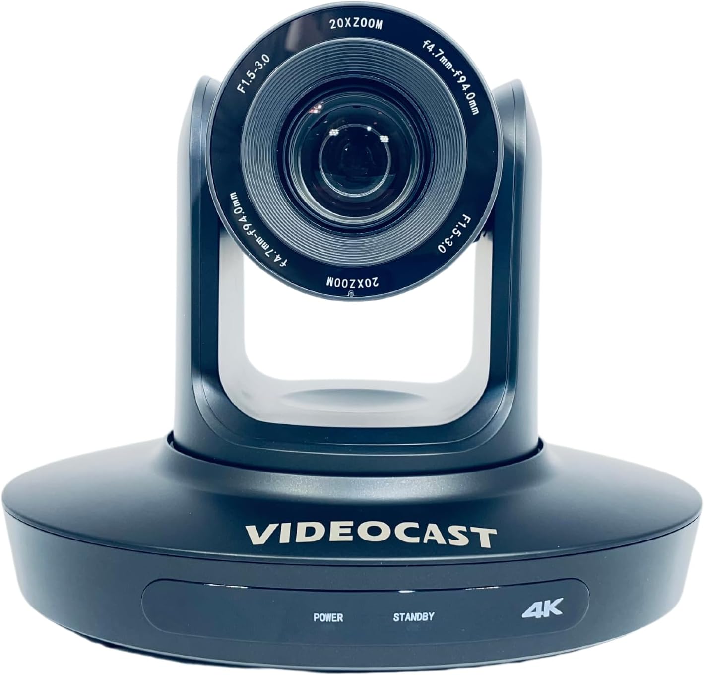 VIDEOCAST 4K AI Tracking 20X PTZ Camera for Online Teaching, Church Prayer, Live Streaming Event etc.