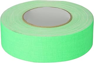 Polyken 510 Rubber Premium Grade Gaffer's Tape, 45m Length x 48mm Width, Neon Green